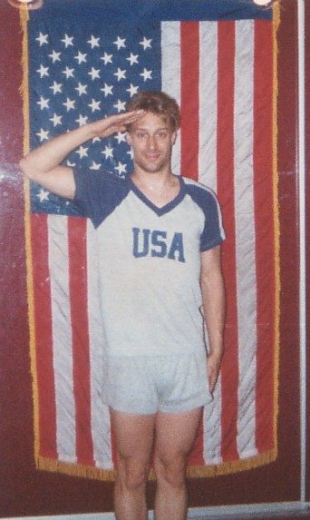 Al in Front of the Flag